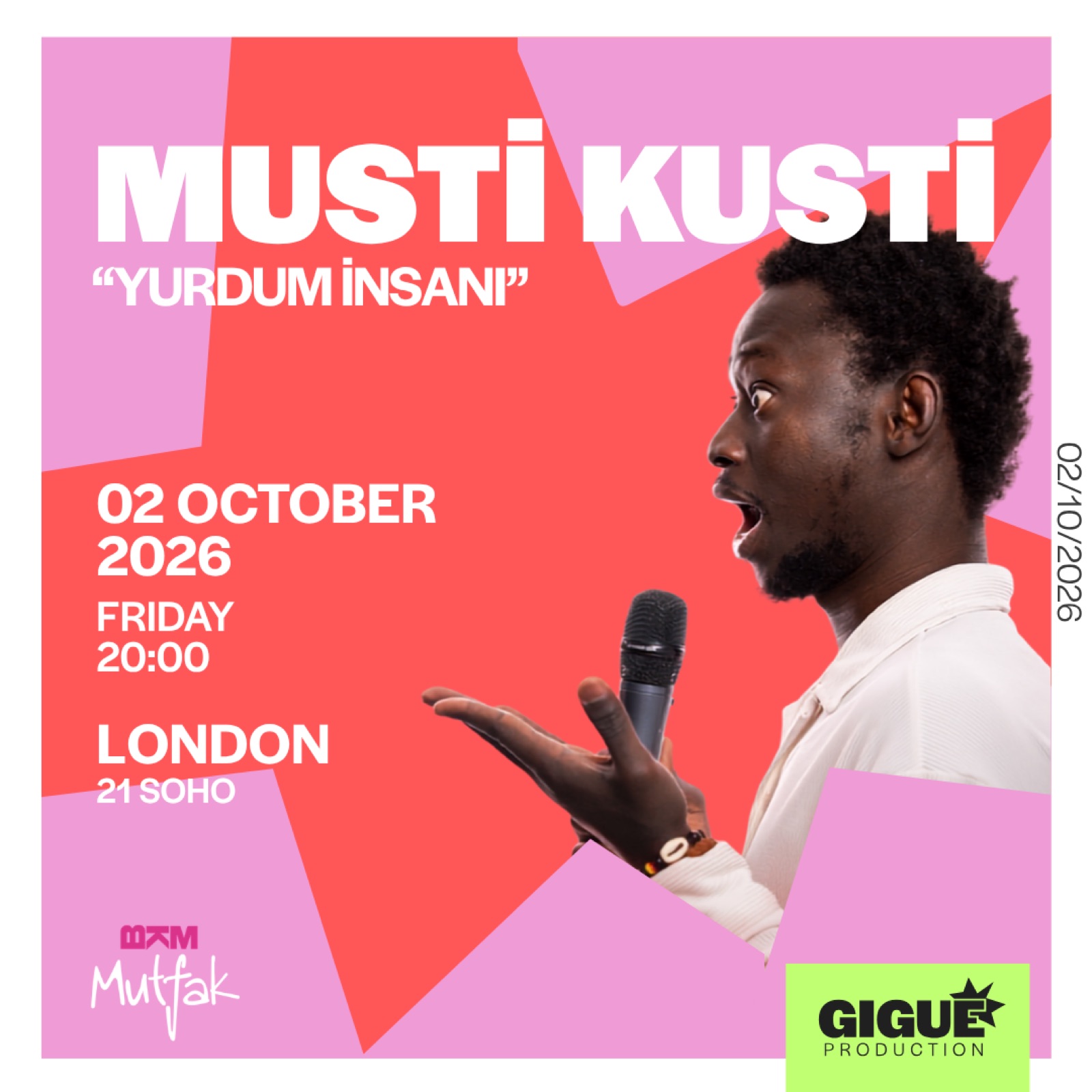 Gigue Production & BKM Mutfak Presents: Musti Kusti 'Yurdum İnsanı'